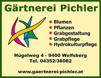 Gärtnerei Pichler Kontaktdaten
